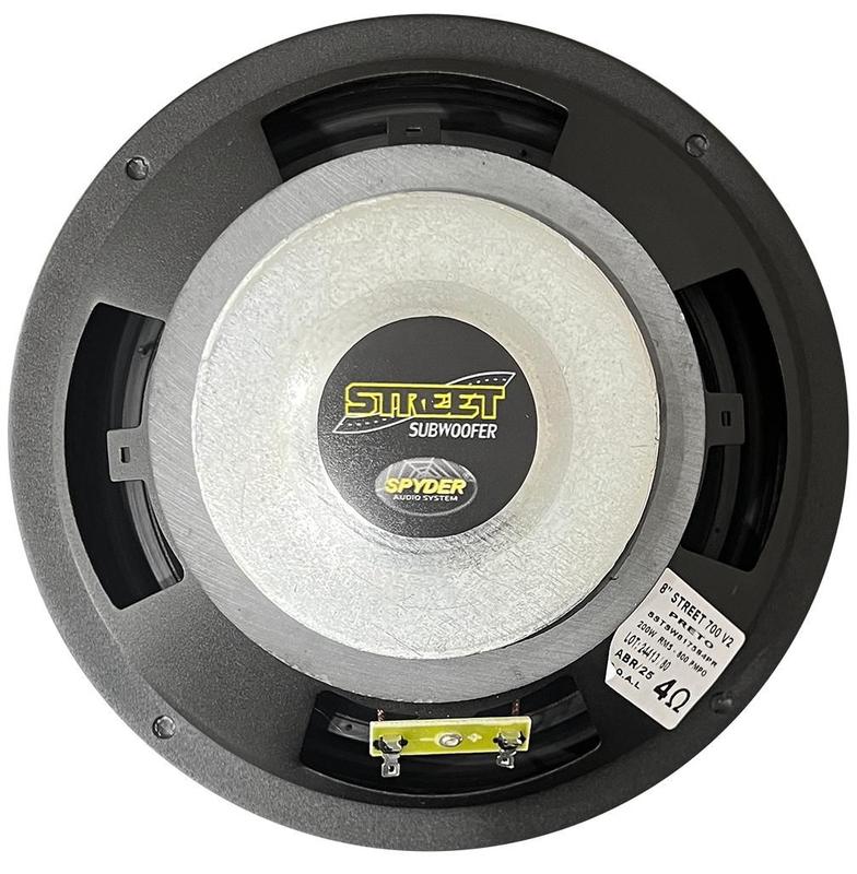 Falante Subwoofer Spyder Street 700 8” 200W RMS 4Ohms Grave